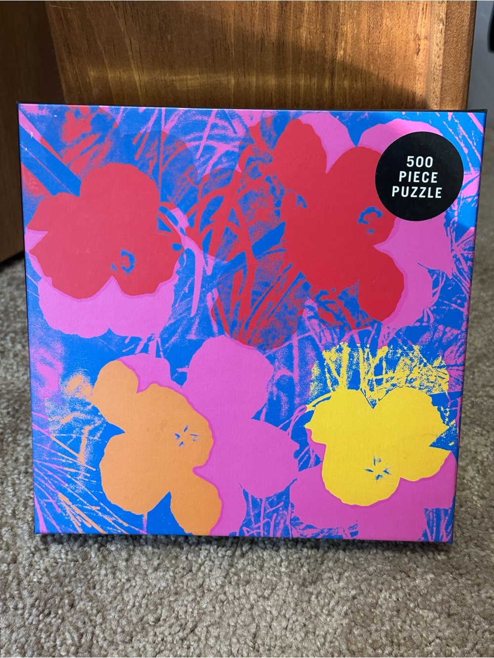 Andy Warhol Flowers 500-Piece Floral Puzzle. NWOT